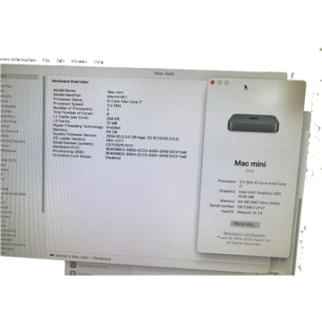 Apple Mac mini Late 2018 Core i7 64GB 256GB